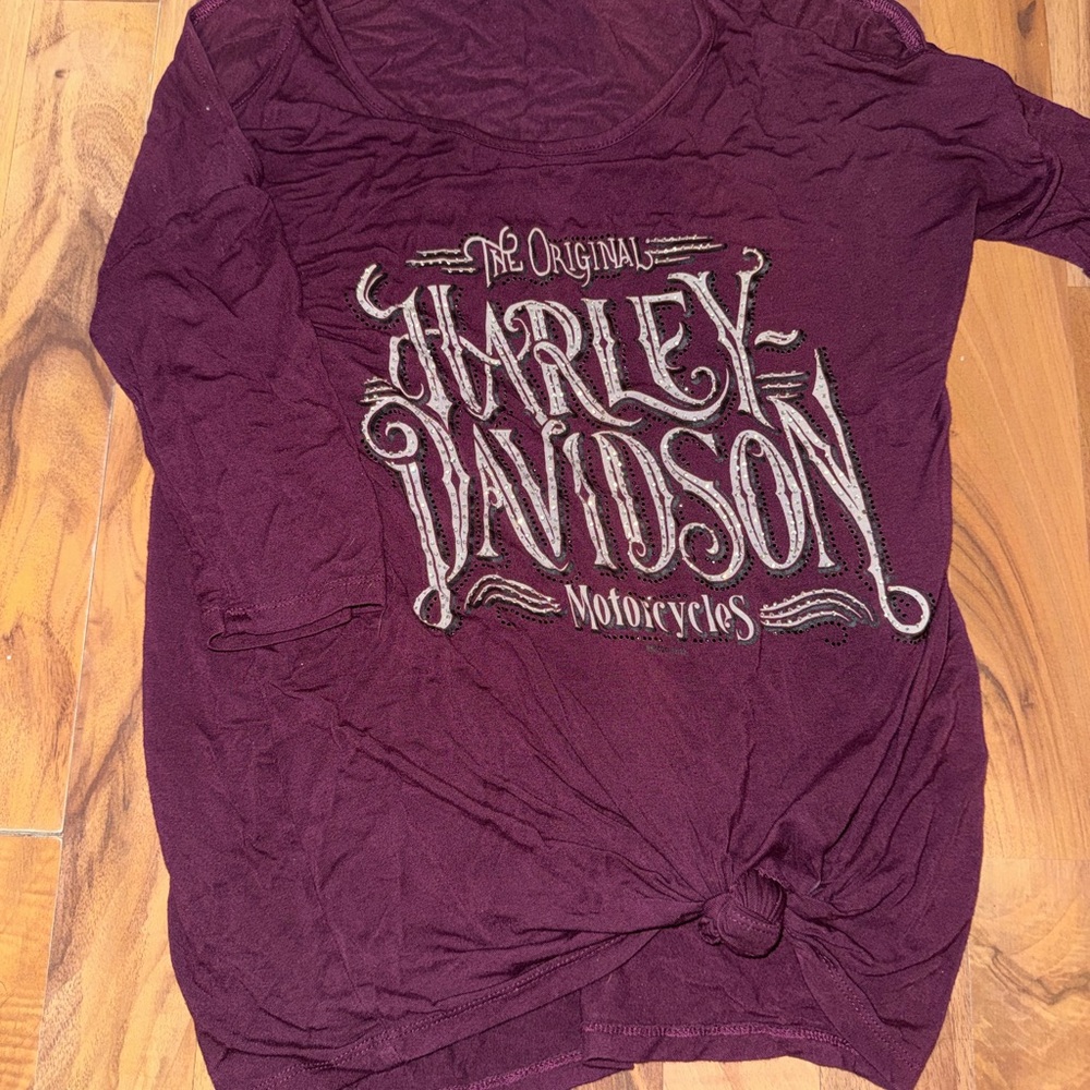 Harley-Davidson Purple Short Sleeve Tee